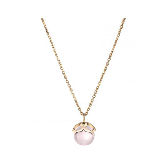 CHOPARD IMPERIALE CHAIN & PENDANT 5.2 18K ROSE GOLD 42CM