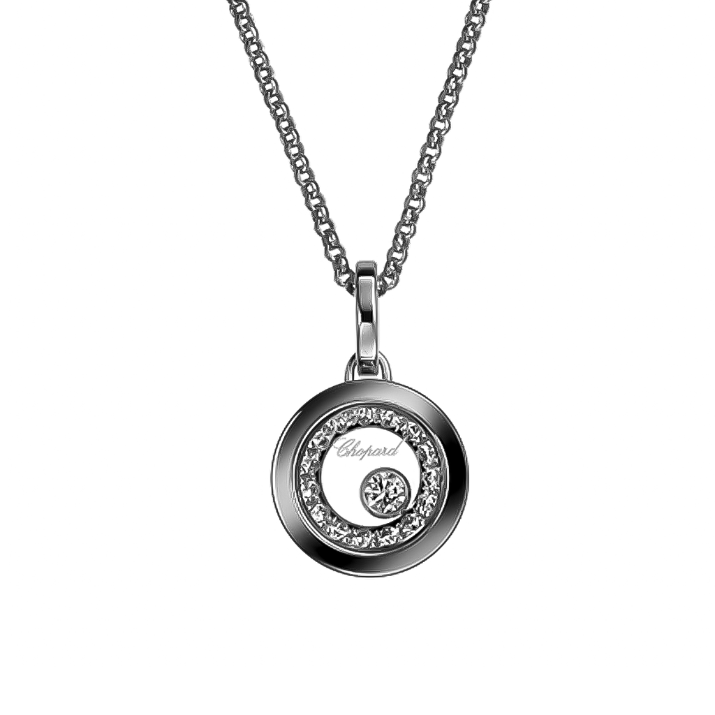 CHOPARD VERY CHOPARD NECKLACE 1.3 18K WHITE GOLD