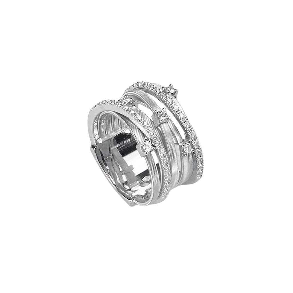 MARCO BICEGO GOA RING 10.95 18K WHITE GOLD 15