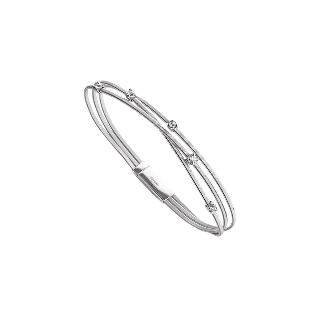 MARCO BICEGO GOA BRACELET 12.47 18K WHITE GOLD 18CM