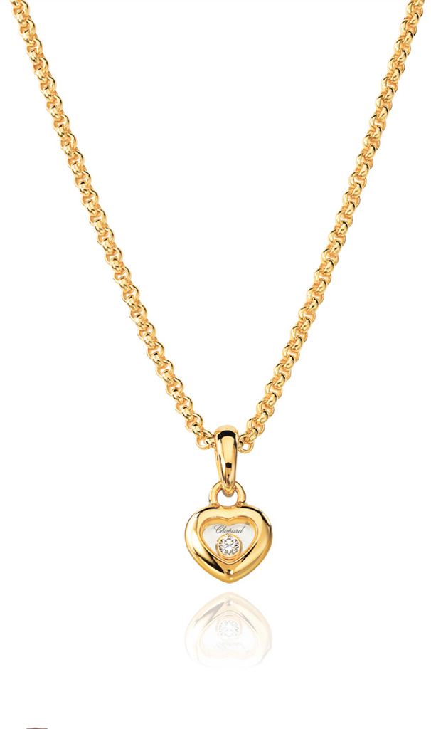 CHOPARD HAPPY DIAMONDS NECKLACE 0.0 18K YELLOW GOLD