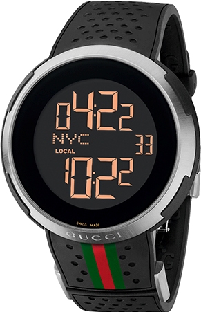 I GUCCI DEPORTIVO XXL QUARTZ 49MM STEEL DIGITAL RUBBER