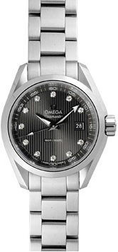 SEAMASTER AQUA TERRA 150M QUARTZ 30MM STEEL BLACK STEEL