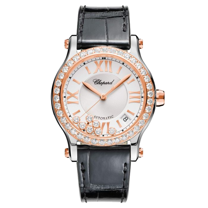 HAPPY SPORT 36 AUTOMATIC 36MM STEEL WHITE ALLIGATOR