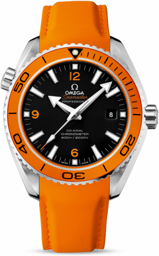 SEAMASTER PLANET OCEAN 600M CO AXIAL  AUTOMATIC 45,5MM STEEL BLACK RUBBER