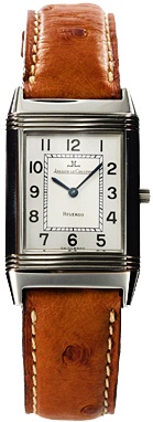 REVERSO CLASSIQUE QUARTZ STEEL GREY LEATHER