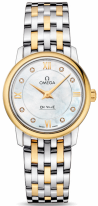 DE VILLE PRESTIGE QUARTZ 27,4MM STEEL WHITE STEEL & GOLD