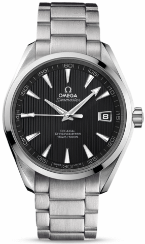 SEAMASTER AQUA TERRA 150M CO AXIAL AUTOMATIC 41,5MM STEEL BLACK STEEL