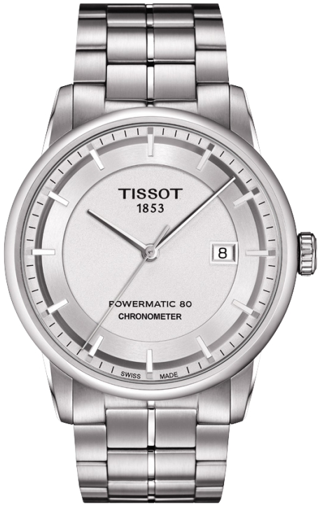 T-CLASSIC LUXURY POWERMATIC 80 COSC AUTOMATIC 41MM STEEL SILVER STEEL