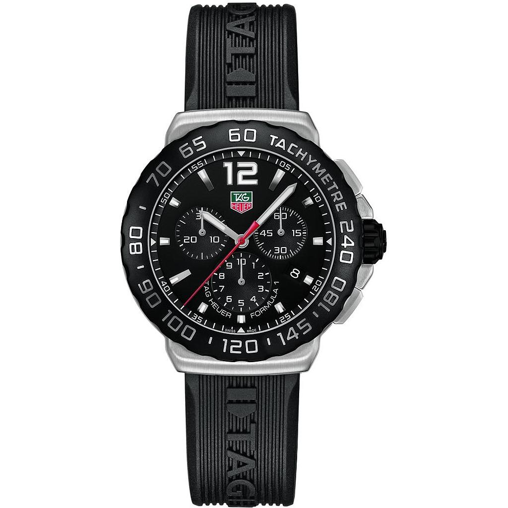 FORMULA 1 CHRONOGRAPH QUARTZ 42MM STEEL BLACK RUBBER