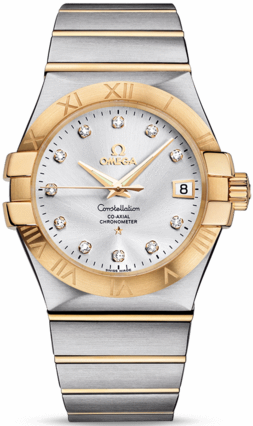 CONSTELLATION CO AXIAL 35MM AUTOMATIC 35MM STEEL SILVER STEEL & GOLD
