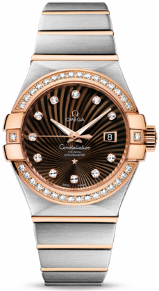 CONSTELLATION CO AXIAL 31MM AUTOMATIC 31MM STEEL BLACK STEEL & ROSE GOLD