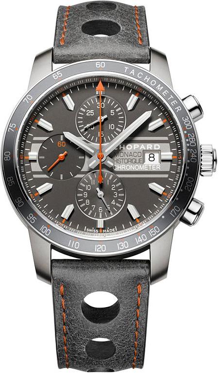 MILLE MIGLIA GRAND PRIX DE MONACO HISTORIQUE 2012 AUTOMATIC 42MM TITANIUM GREY LEATHER