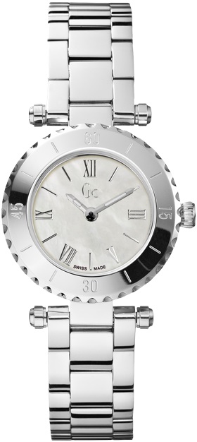 SPORT CHIC GC MINI CHIC QUARTZ 28MM STEEL MOTHER OF PEARL STEEL