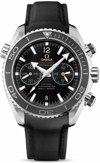 SEAMASTER PLANET OCEAN 600M CO AXIAL CHRONO AUTOMATIC 45,5MM STEEL BLACK RUBBER