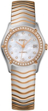 WAVE LADY AUTOMATIC 27,1MM STEEL MOTHER OF PEARL STEEL & ROSE GOLD