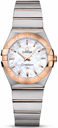 CONSTELLATION QUARTZ 27MM QUARTZ 27MM STEEL MOTHER OF PEARL STEEL & ROSE GOLD