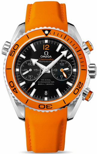 SEAMASTER PLANET OCEAN 600M CO AXIAL CHRONO AUTOMATIC 45,5MM STEEL BLACK RUBBER