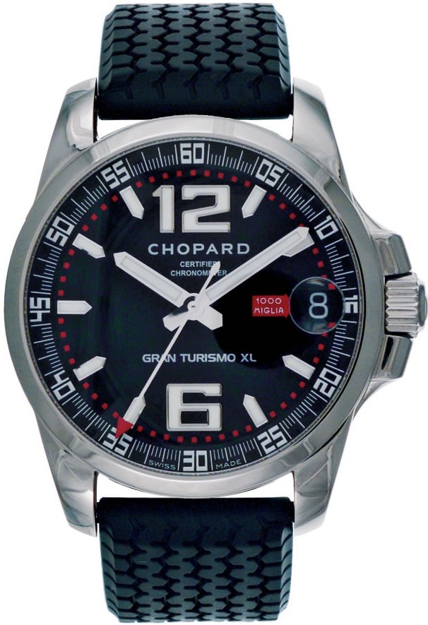 MILLE MIGLIA MILLE MIGLIA GRAN TURISMO XL AUTOMATIC 44MM STEEL BLACK RUBBER