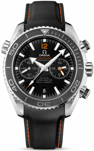 SEAMASTER PLANET OCEAN 600M CO AXIAL CHRONO AUTOMATIC 45,5MM STEEL BLACK RUBBER