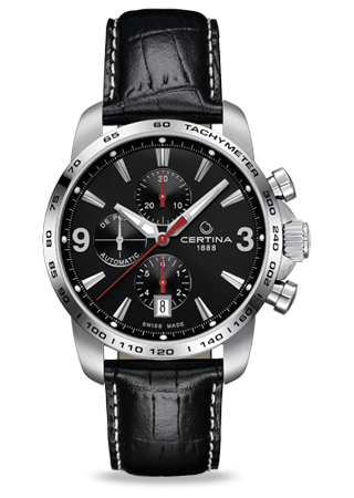 DS PODIUM CHRONOGRAFO AUTOMATIC 42MM STEEL SILVER ALLIGATOR