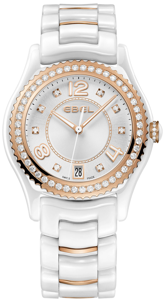 X 1 QUARTZ 34MM CERAMIC SILVER CERAMIC