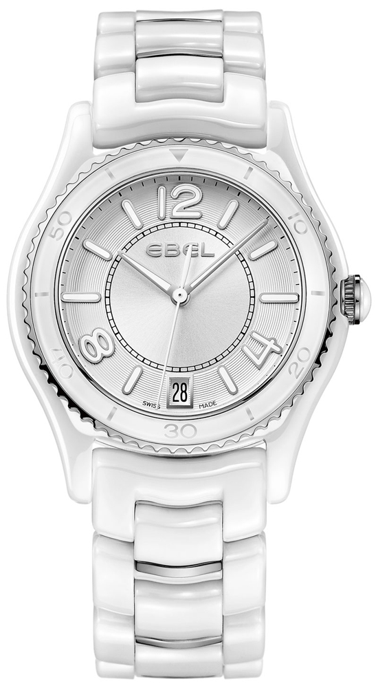 X 1 QUARTZ 34MM CERAMIC SILVER STEEL & CERAMIC