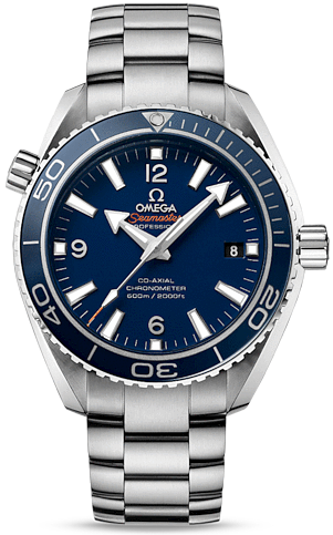 SEAMASTER PLANET OCEAN 600M CO AXIAL AUTOMATIC 42MM TITANIUM BLUE TITANIUM