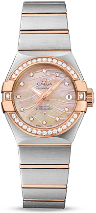 CONSTELLATION CO AXIAL 27MM AUTOMATIC 27MM STEEL ROSE GOLD STEEL & ROSE GOLD