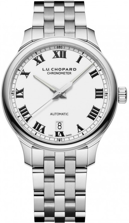 L.U.C. ELEGANCE 1937 AUTOMATIC 42MM STEEL WHITE STEEL