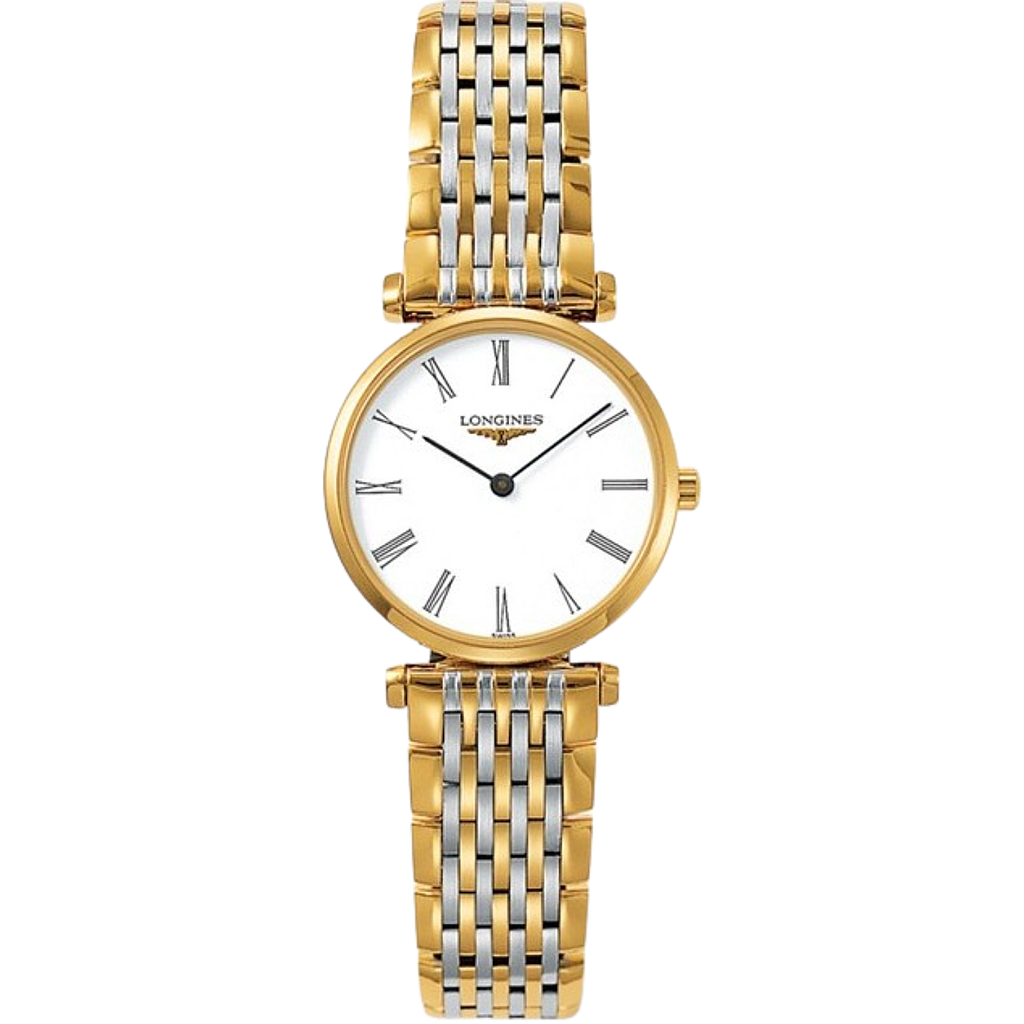 LA GRANDE CLASSIQUE CUARZO 24MM ACERO & PVD BLANCO ACERO & PVD