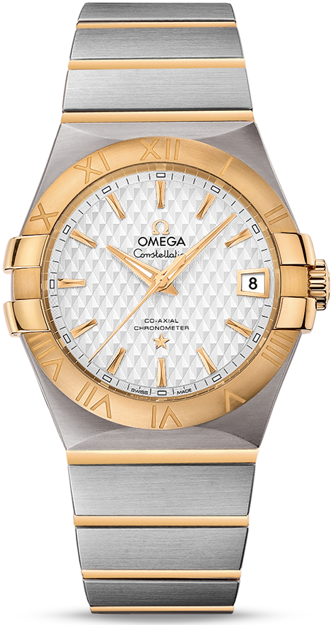 CONSTELLATION CO AXIAL 35MM AUTOMATIC 35MM STEEL SILVER STEEL & GOLD
