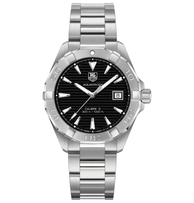 AQUARACER 300M CALIBRE 5 AUTOMATIC 40,5MM STEEL BLACK STEEL