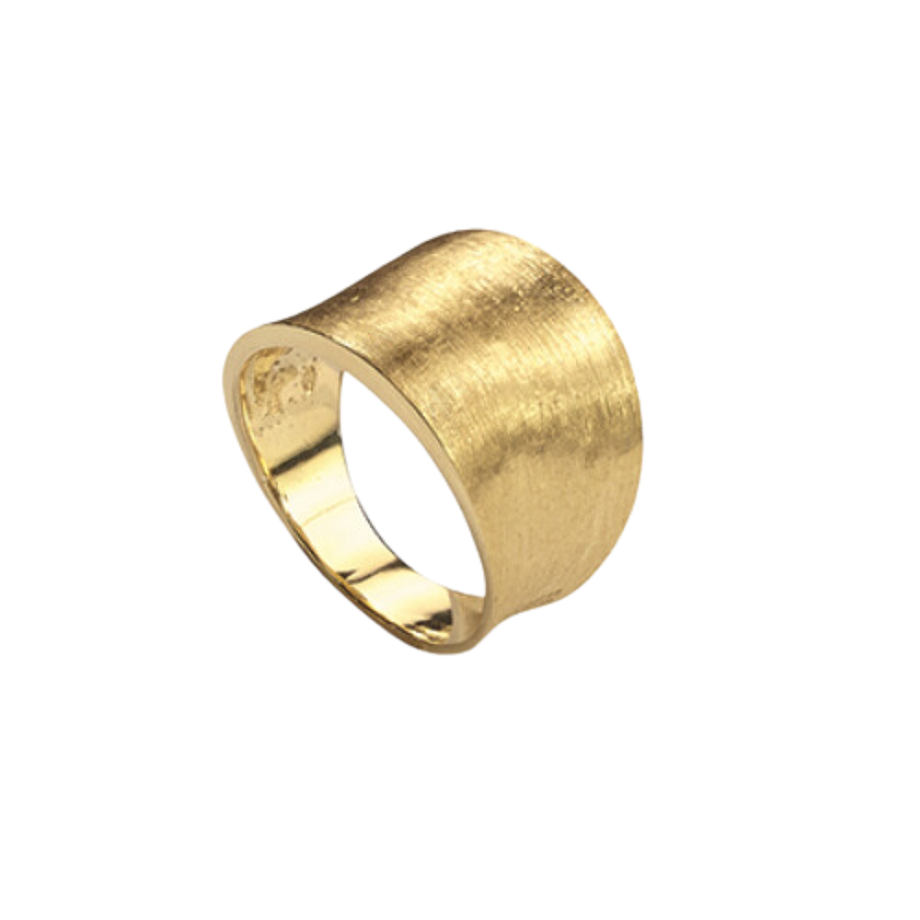 MARCO BICEGO LUNARIA RING 6.33 18K YELLOW GOLD 15