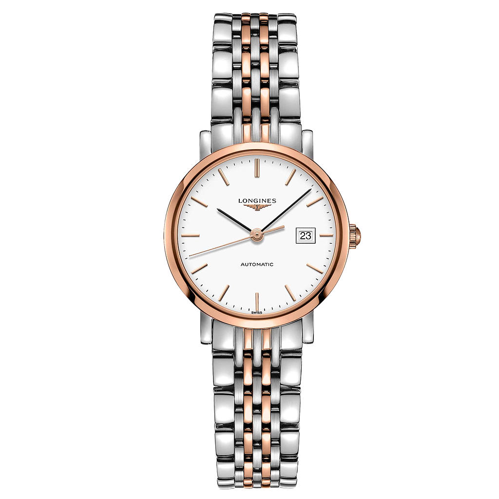 ELEGANT AUTOMATIC 29MM STEEL & ROSE GOLD WHITE STEEL & ROSE GOLD