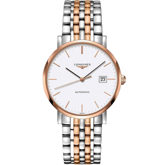 ELEGANT AUTOMATIC 39MM STEEL & ROSE GOLD WHITE STEEL & ROSE GOLD