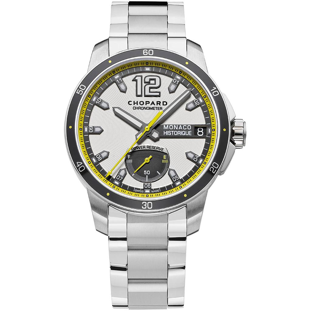 MILLE MIGLIA GRAND PRIX DE MONACO HISTORIQUE POWER CONTROL QUARTZ 44,5MM STEEL & TITANIUM SILVER STEEL & TITANIUM