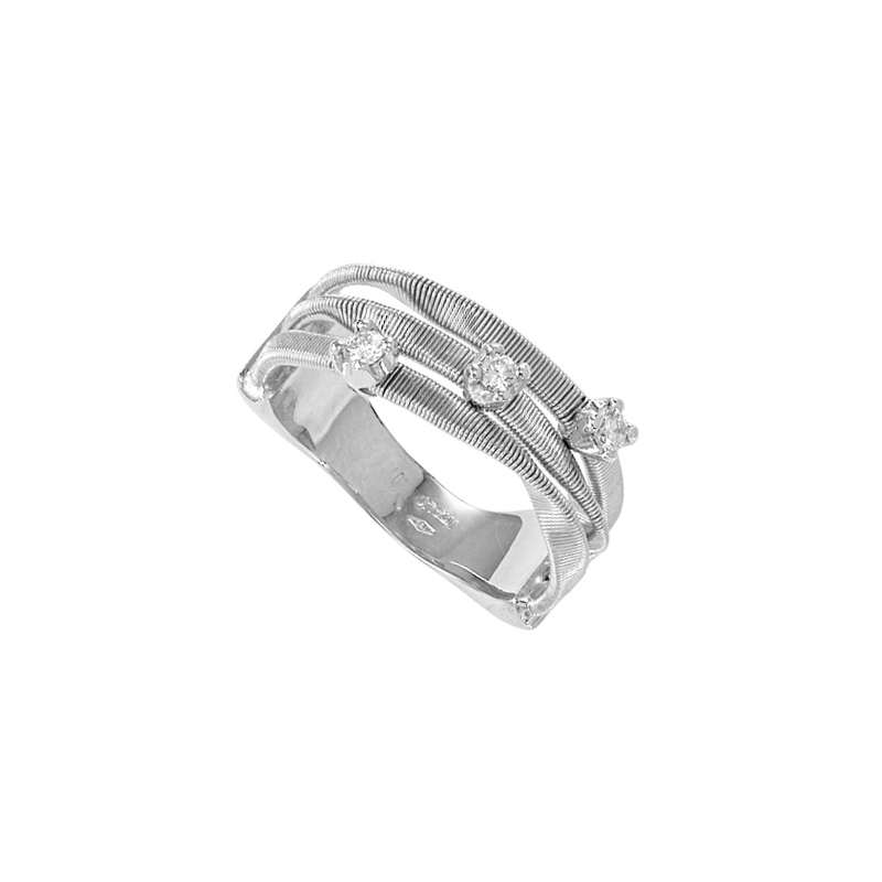 MARCO BICEGO MARRAKECH RING 7.2 18K WHITE GOLD