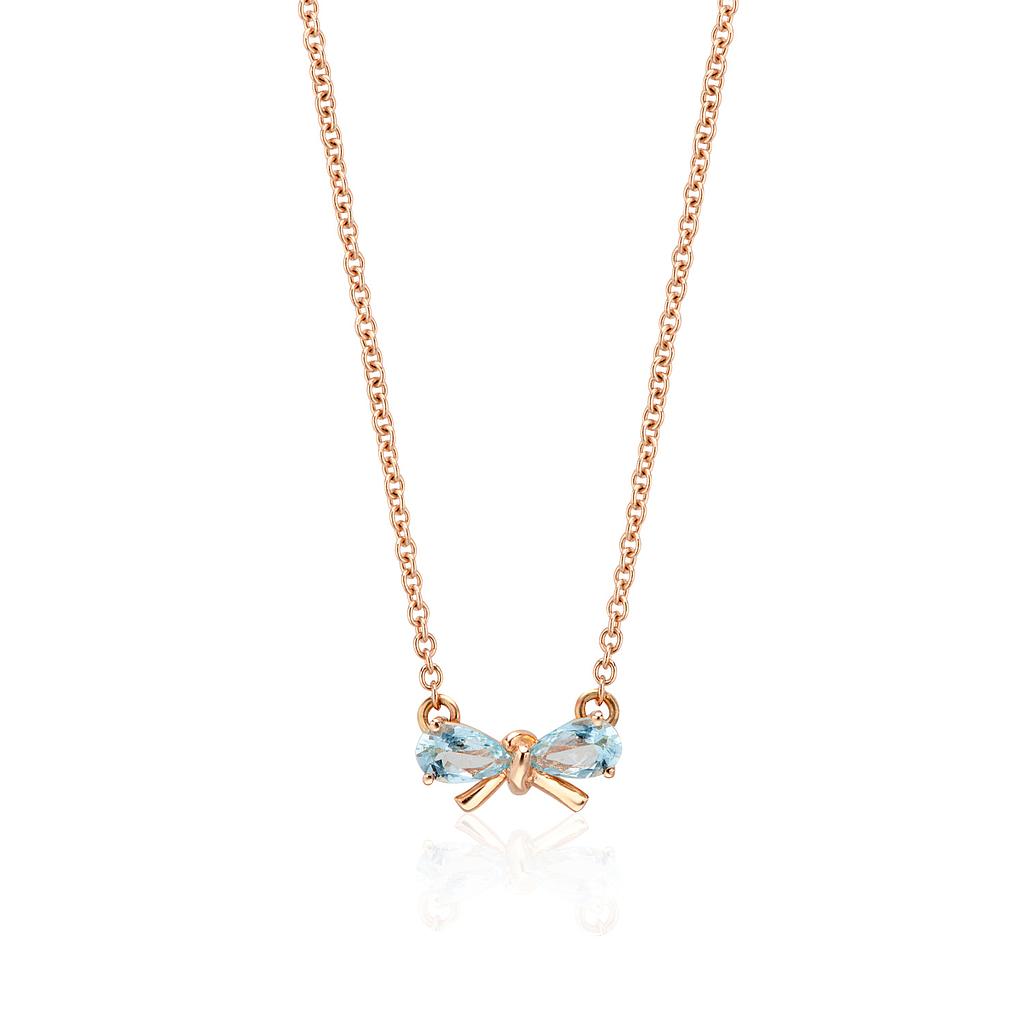 GOLD & ROSES PINK LADY NECKLACE 2.84 18K ROSE GOLD 45CM