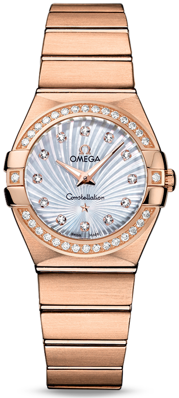 CONSTELLATION QUARTZ 27MM QUARTZ 27MM ROSE GOLD MOTHER OF PEARL ROSE GOLD