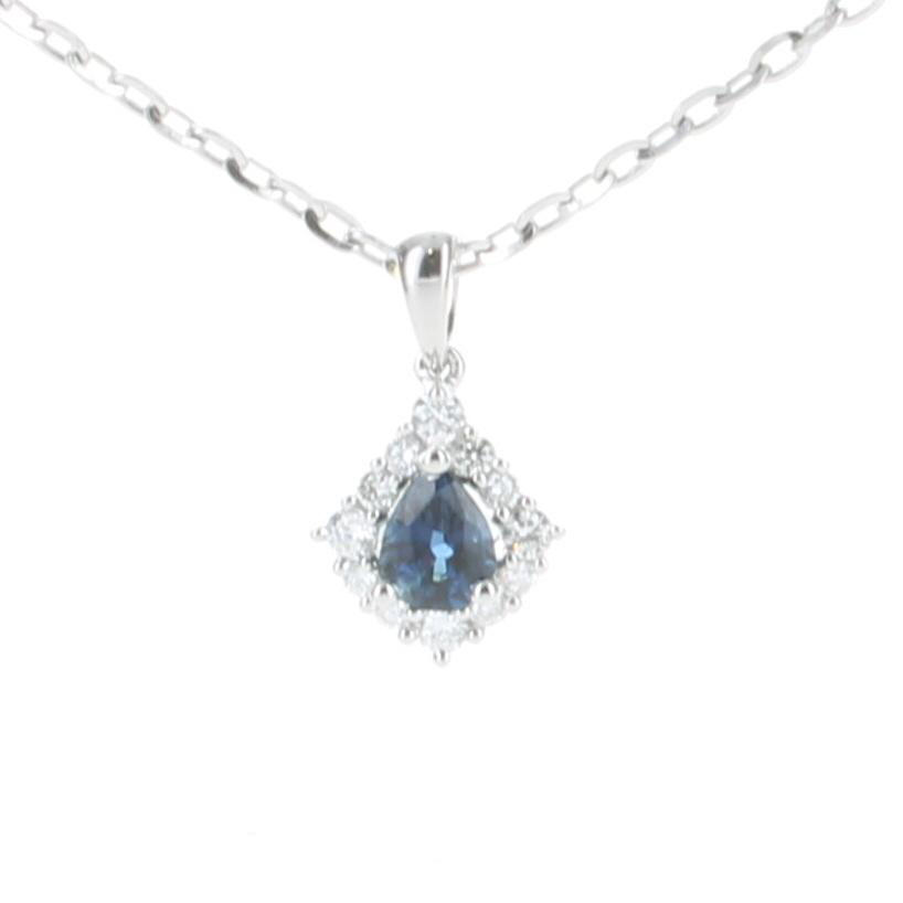 GENEVE NECKLACE PENDANT 0.73 18K WHITE GOLD