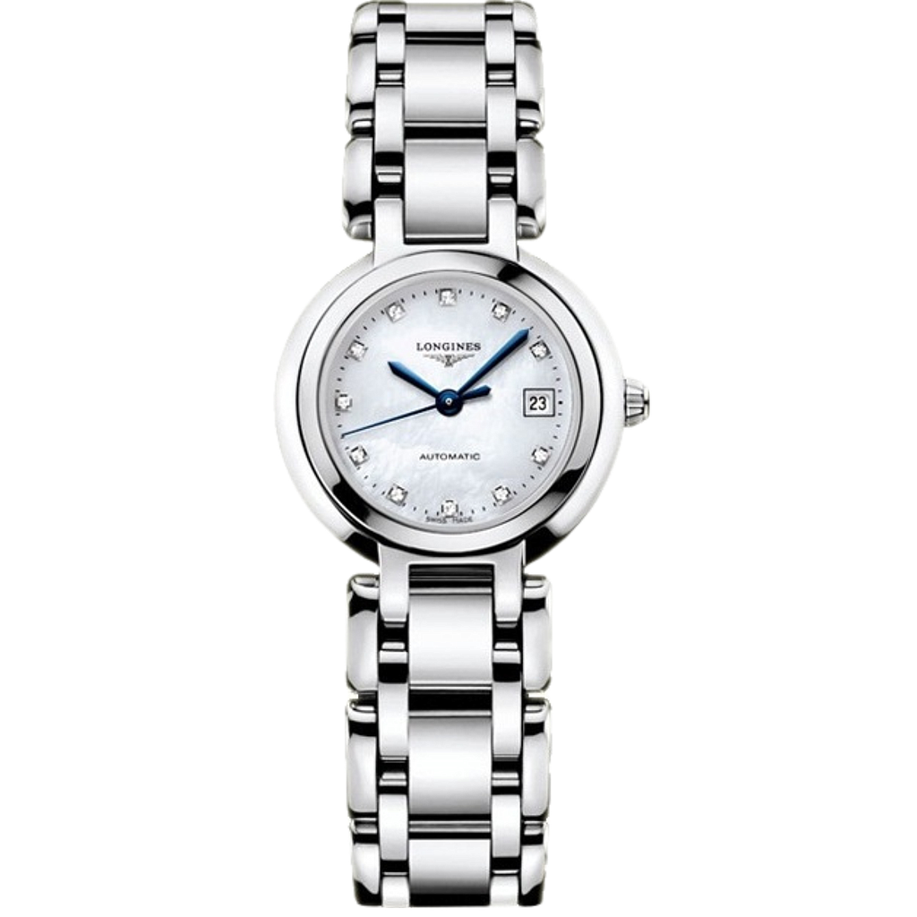 PRIMALUNA AUTOMATIC 26MM STEEL MOTHER OF PEARL STEEL