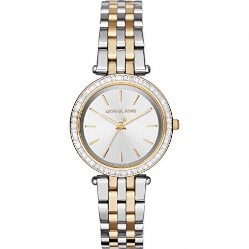 DARCI MINI QUARTZ 33MM STEEL SILVER STEEL