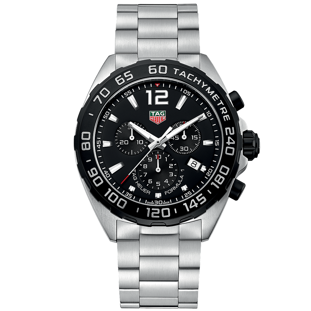 FORMULA 1 CHRONOGRAPH QUARTZ 43MM STEEL BLACK STEEL