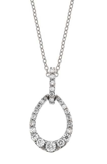 GENEVE NECKLACE CHAIN & PENDANT 3.17 18K WHITE GOLD