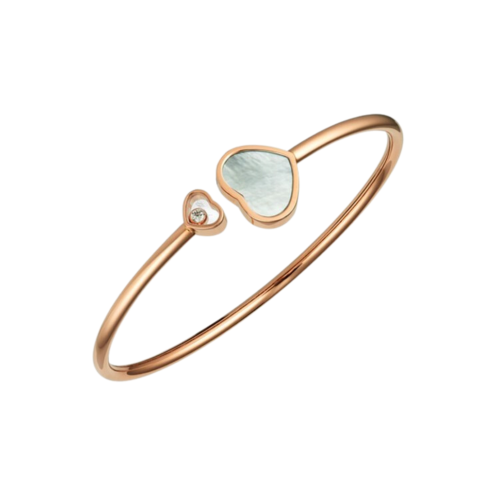 CHOPARD HAPPY HEARTS PULSERA 9.9 18K ROSE GOLD 15,5CM