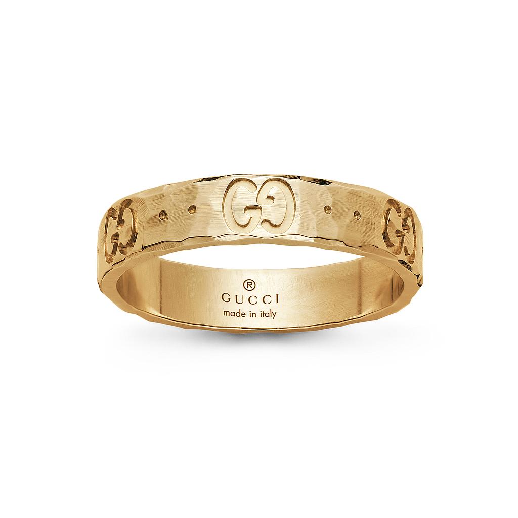 GUCCI ICON RING 3.0 18K YELLOW GOLD 14