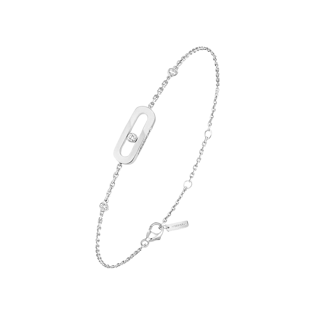 MESSIKA MOVE UNO BRACELET 2.96 18K WHITE GOLD 18,5CM