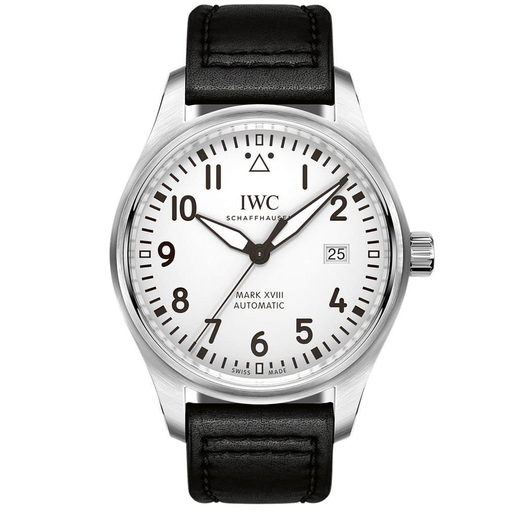 PILOT´S MARK XVIII AUTOMATIC 40MM STEEL WHITE LEATHER