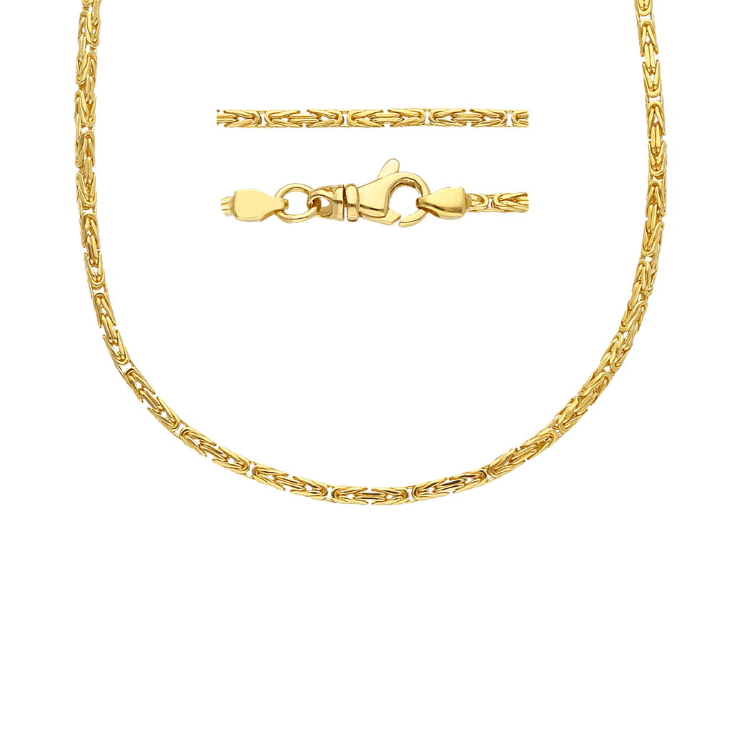 GENEVE CLASSIC NECKLACE 16.5 18K YELLOW GOLD 60CM